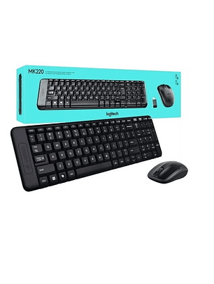 COMBO TECLADO Y MOUSE UNIVERSAL INALÁMBRICO LOGITECH UNICO MK220