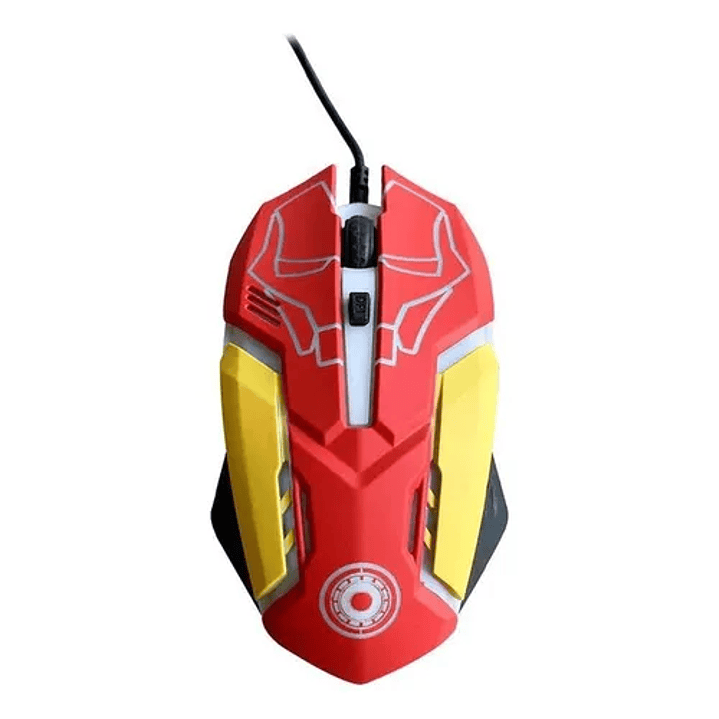 Kit Gamer Marvel Iron Man 3 En 1 Teclado+mouse+audifonos 4