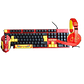 Kit Gamer Marvel Iron Man 3 En 1 Teclado+mouse+audifonos - Miniatura 2