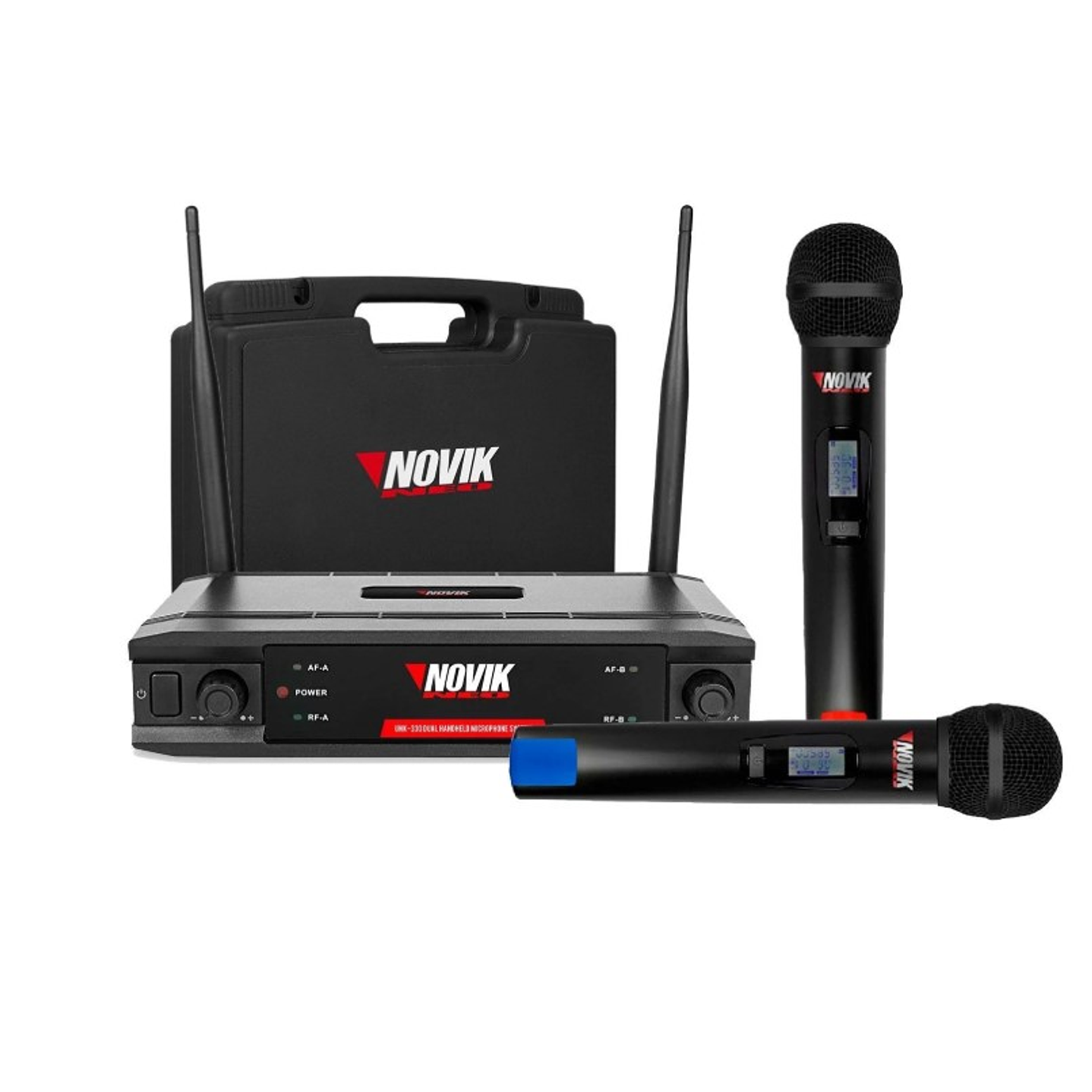 Micrófono Doble Inalámbrico Novik UNK 330 1