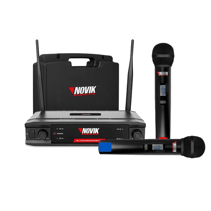 Micrófono Doble Inalámbrico Novik UNK 330 1