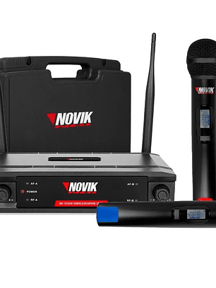 Micrófono Doble Inalámbrico Novik UNK 330