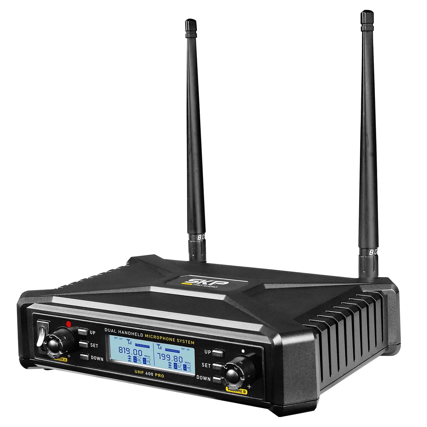 Micrófono Inalámbrico Doble SKP UHF 600 Pro 2