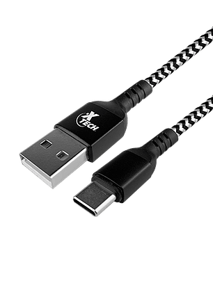 Cable Xtech Xtc-511 Usb-c A Usb 2.0 1.8m Carga Y Datos Trenzado