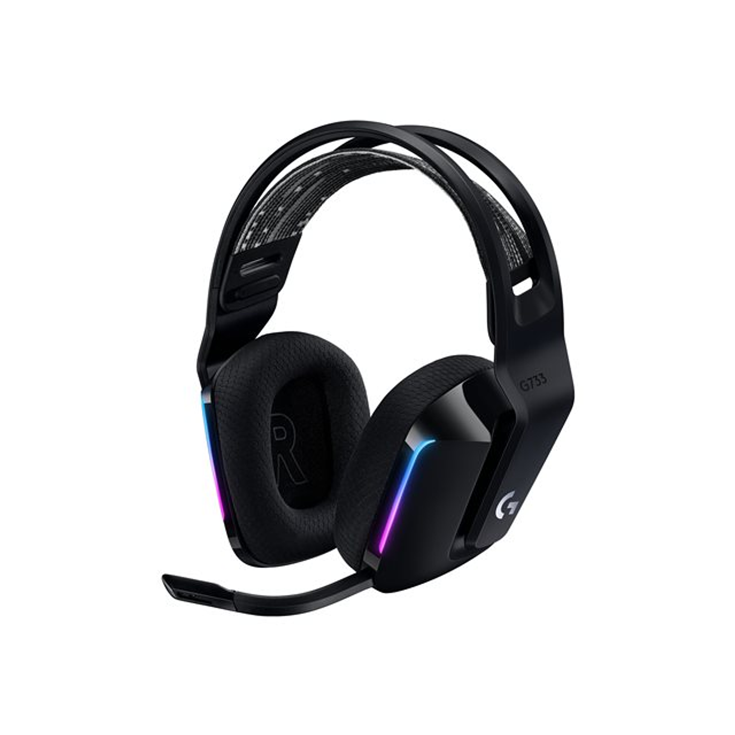 Logitech G733 LIGHTSPEED Wireless RGB Gaming Headset BLACK 2