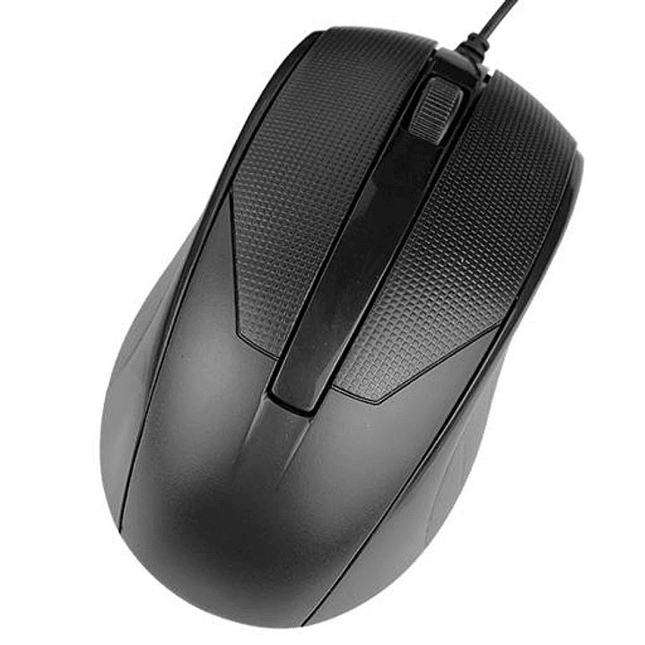 Xtech kit teclado mouse alambrico multimedia negro 3