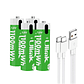 Pilas 4x AAA con carga USB C de 1100mWh Mod. UL-BAT3A4 - Miniatura 1