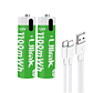 Pilas 2x AAA con carga USB C de 1100mWh Mod. UL-BAT3A2 - Miniatura 1