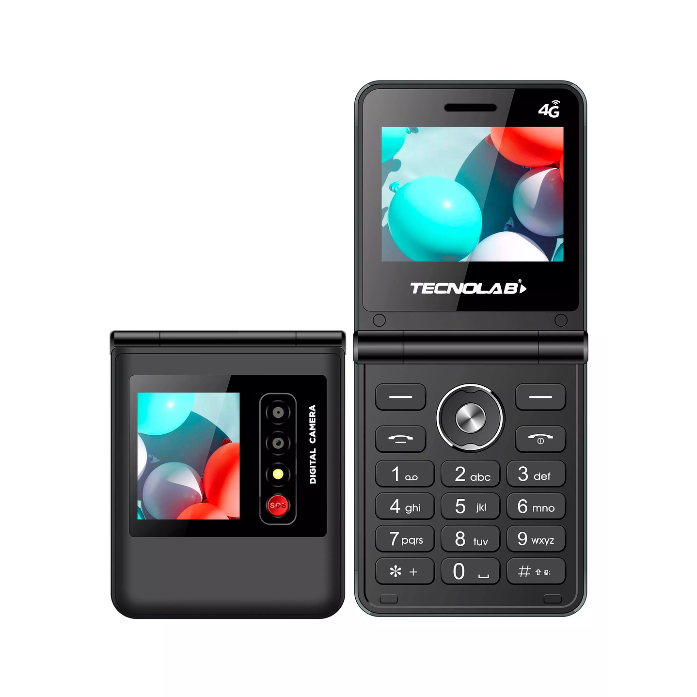 Teléfono Senior 4g Doble Pantalla Tecnolab Tl709BK 3