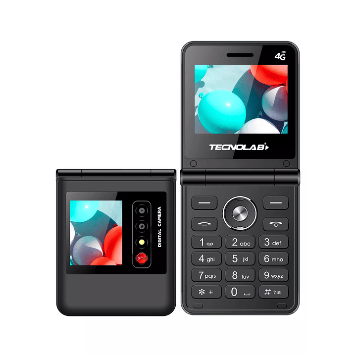 Teléfono Senior 4g Doble Pantalla Tecnolab Tl709BK 3