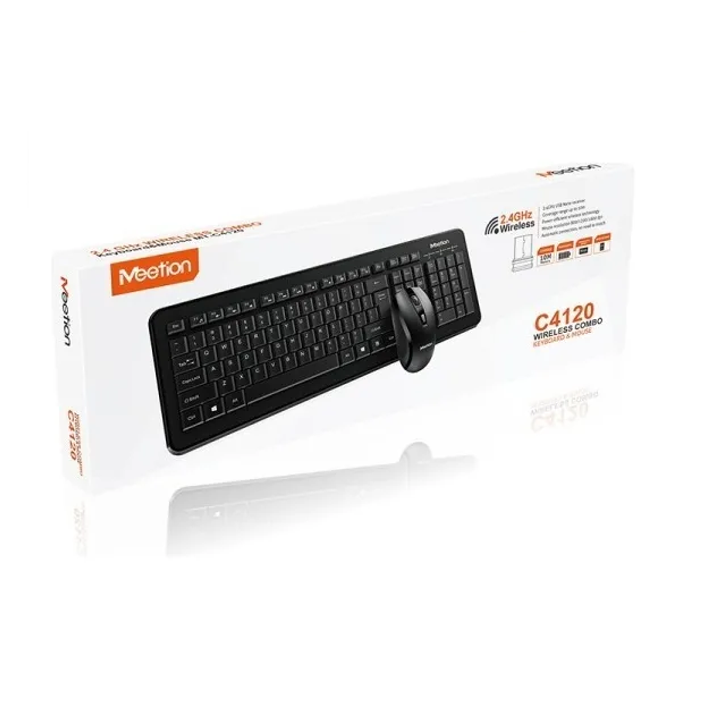  Kit Inalámbrico Teclado + Mouse Meetion C4120 1
