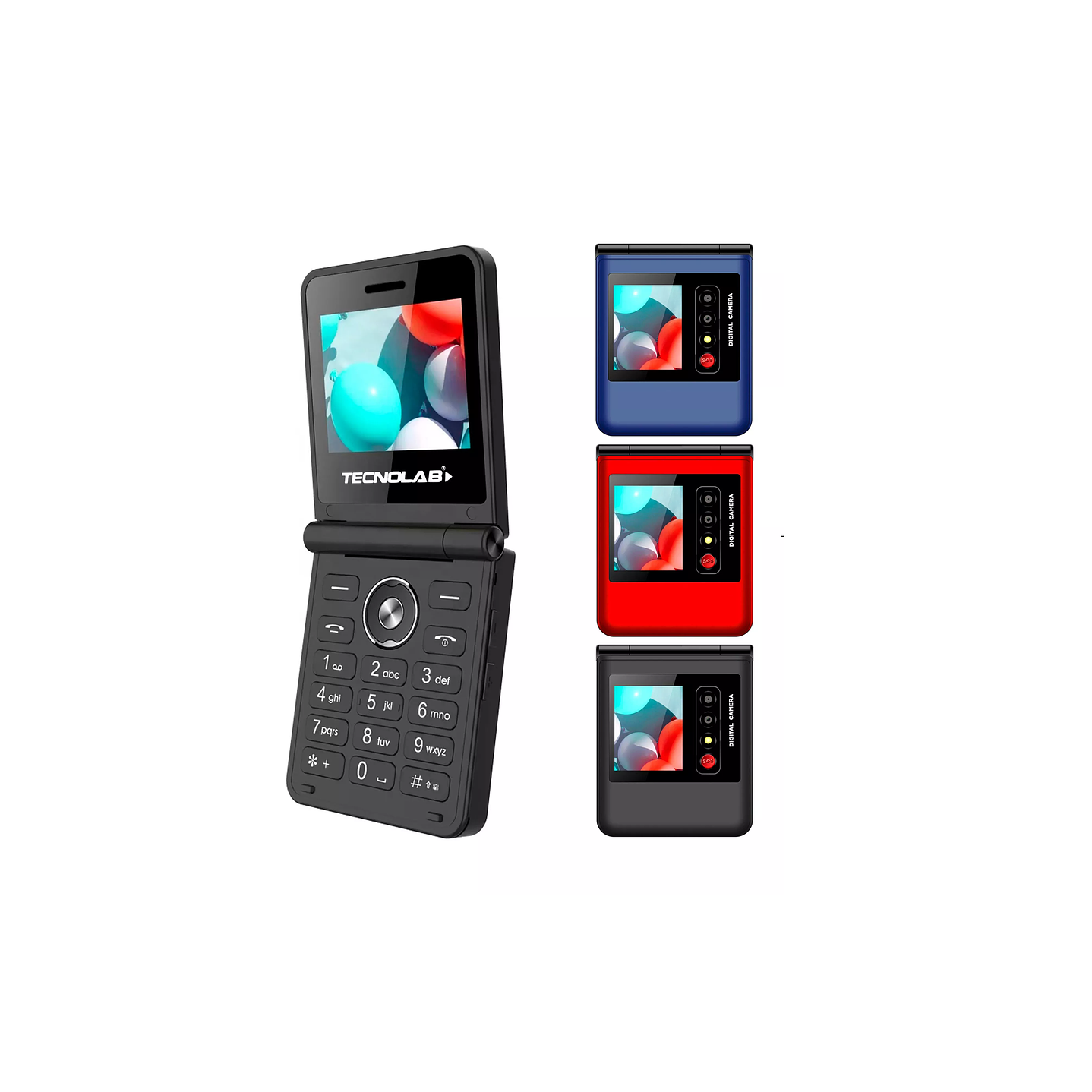 Teléfono Senior 4g Doble Pantalla Tecnolab Tl709BK 1