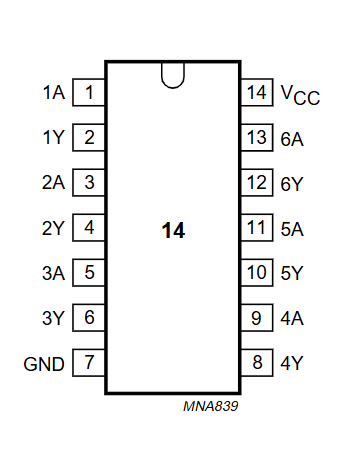 74HC14D 2