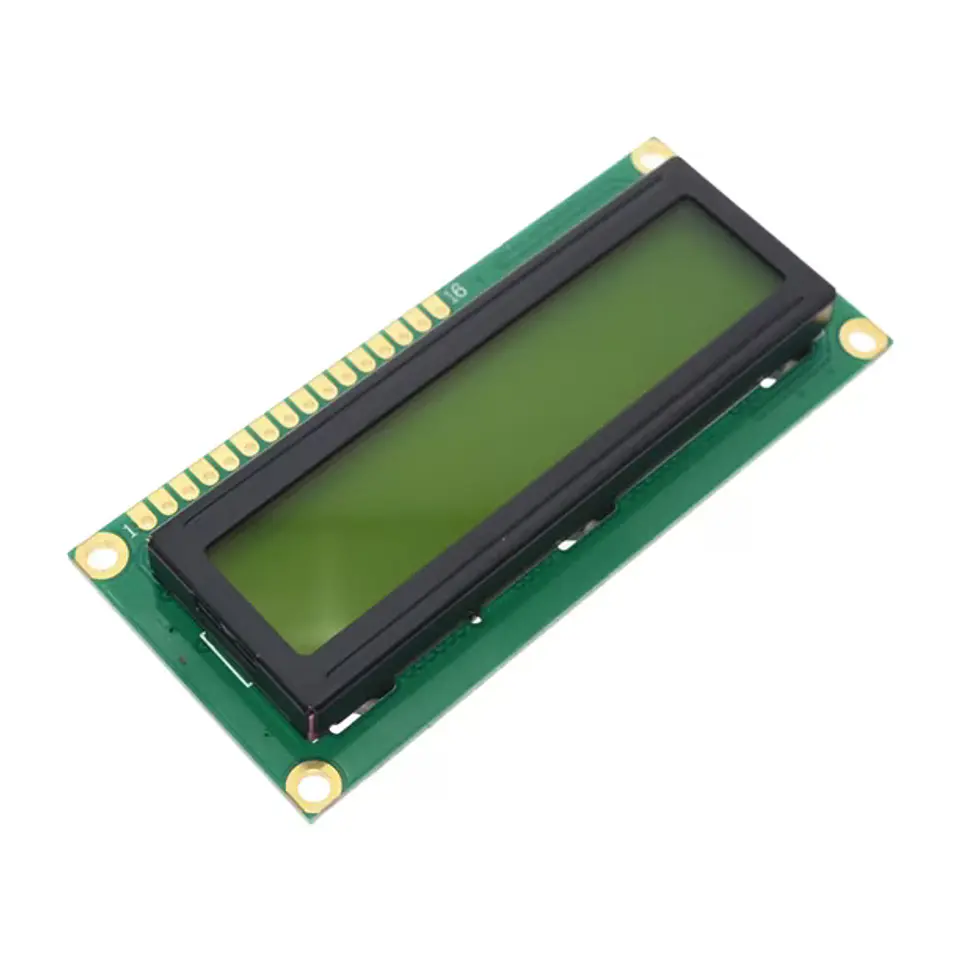 Pantalla LCD 16x2 Verde/Azul 1602A 1