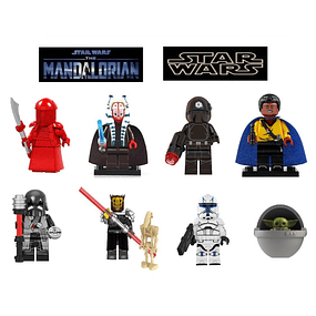 SET N°8  8 FIGURAS STAR WARS TIPO LEGO