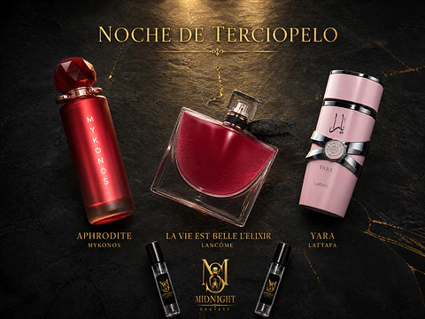 NOCHE DE TERCIOPELO - Pack de 3 Decants