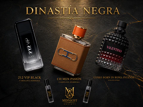 DINASTÍA NEGRA - Pack de 3 Decants