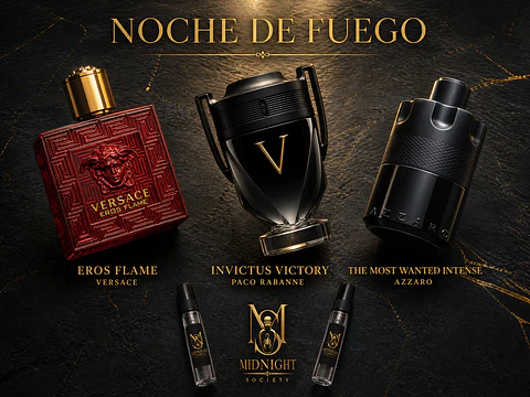 NOCHE DE FUEGO - Pack de 3 Decants