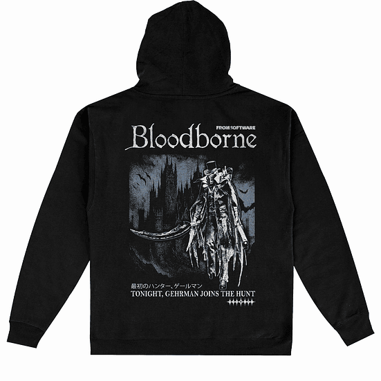 Bloodborne - Gehrman The First Hunter - Poleron Canguro 2