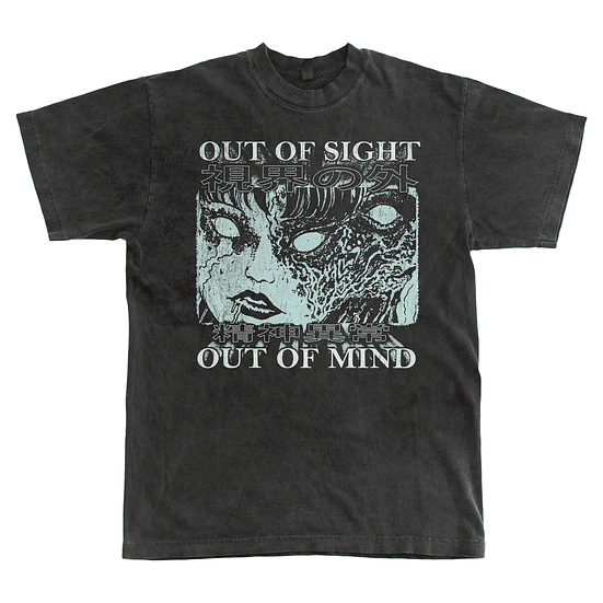 Junji Ito - Uzumaki - Polera Manga Corta (Normal & Acid Wash) 1