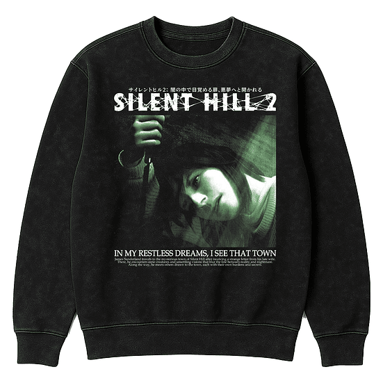 Silent Hill 2 - Restless Dreams - Poleron Polo Acid Wash 1