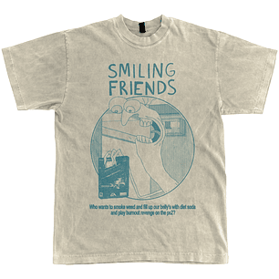 Smiling Friends - Mr. Landlord - Polera Manga Corta