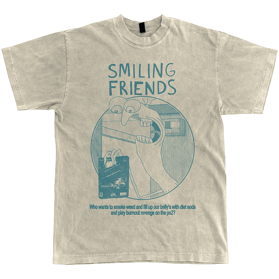 Smiling Friends - Mr. Landlord - Polera Manga Corta 1