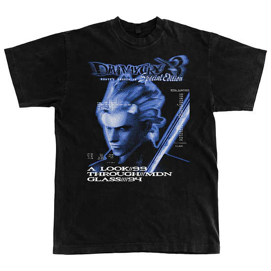 DMC3 A LOOK THROUGH GLASS - Polera Manga Corta 1