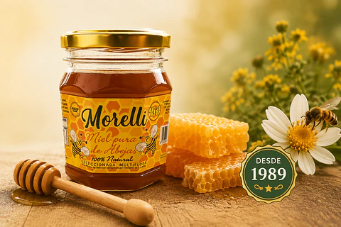 Miel Morelli De Abeja Multiflora de 450g