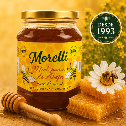 Miel Morelli De Abeja Seleccionada Multiflora Kilo