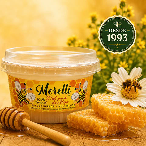 Miel Morelli De Abeja Seleccionada Multiflora 200g