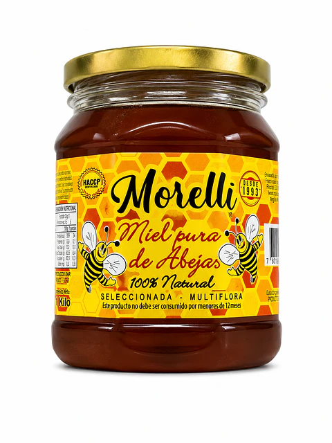 Miel De Abeja Multiflora 100% Pura de kilo