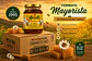 Caja de miel de abeja multiflora de kilo - Miniatura 4