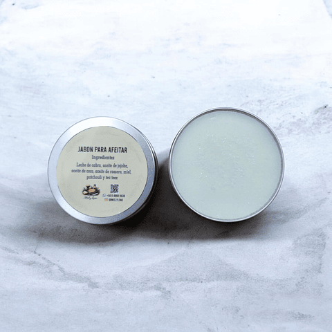 Jabón de afeitar artesanal