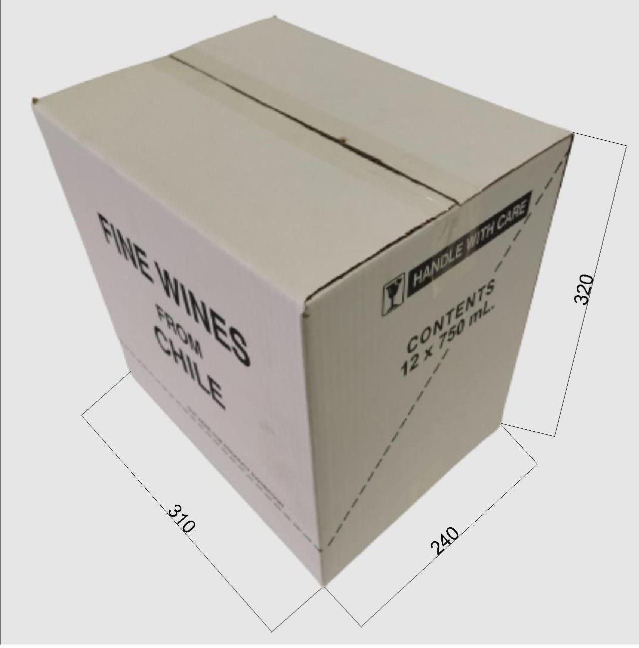 Caja para mudanzas grande 60x40x40