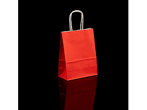 Set Bolsa de papel roja 50 unidades 16x21x8