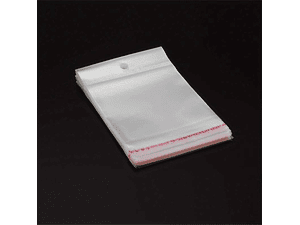 Bolsas celofán (Polipropileno) 15x25 cm autoadhesivas 100 unidades