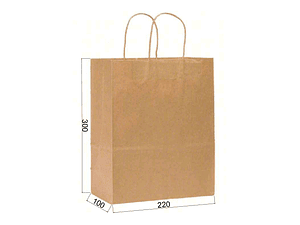 Pack 24 Bolsas papel kraft  30*22*10cm