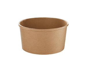 Bowl ecológico kraft 750 ml 100 unid sin tapa