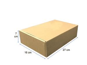 Cajas 27x16x7 autoarmables 10 unidades 