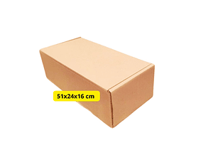 pack Caja autoarmable 51x24x16 cm  Grande  10 unidades