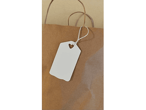 Etiquetas para regalos cartulina duplex 50 unid