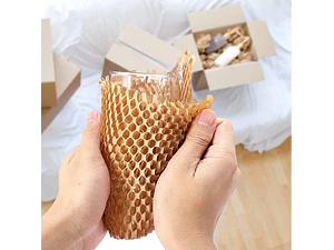 Papel protector kraft panal  50 metros por 50 cm