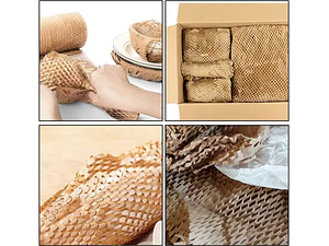 Papel protector kraft panal  50 metros por 50 cm