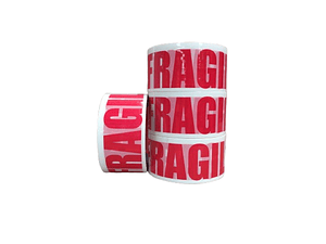 Pack 2 Cintas adhesivas frágil 48 mm 40 metros 2 rollos