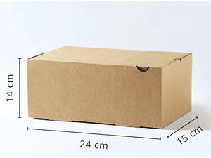Pack 12 Cajas autoarmables  24x15x14 