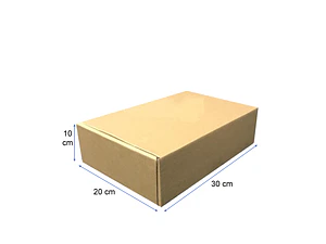 Pack 24 cajas autoarmable 30x20x10 tamaño clásico e-commerce y emprendedores