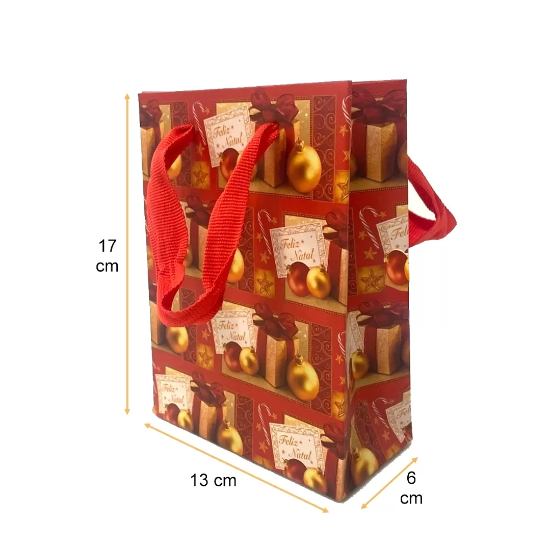 Bolsa premium de navidad  13x17x6 50 unidades  1