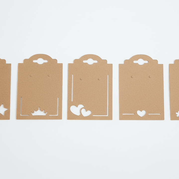 Set 48 displays para aros surtidos kraft 5x7.6 1