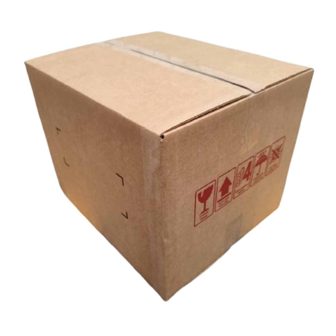 Set 5 cajas de 39x33x31 cartón doble reutilizada 1 cinta de embalaje de regalo 2